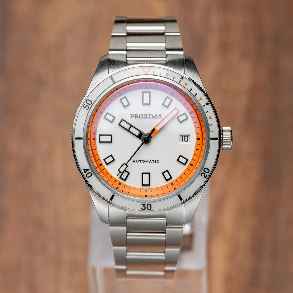 Proxima PX1703 Luxury Diver Watch Business Waterproof Male Clock PT5000 Men Watches Stainless Steel Sapphire Bezel BGW9 Luminous