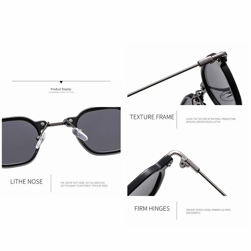 2025 Small Square Sunglasses Riding Driving Sun Glasses Women Men Brand Designer Metal Frame Eyewear Shades Oculos De Sol UV400