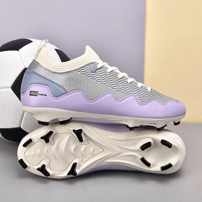 Nouvelles chaussures de football pour hommes, baskets TF/FG, vente flash, chaussures de futsal de haute qualité, chaussures de football professionnelles, crampons pour femmes, ultra-légères, unisexes