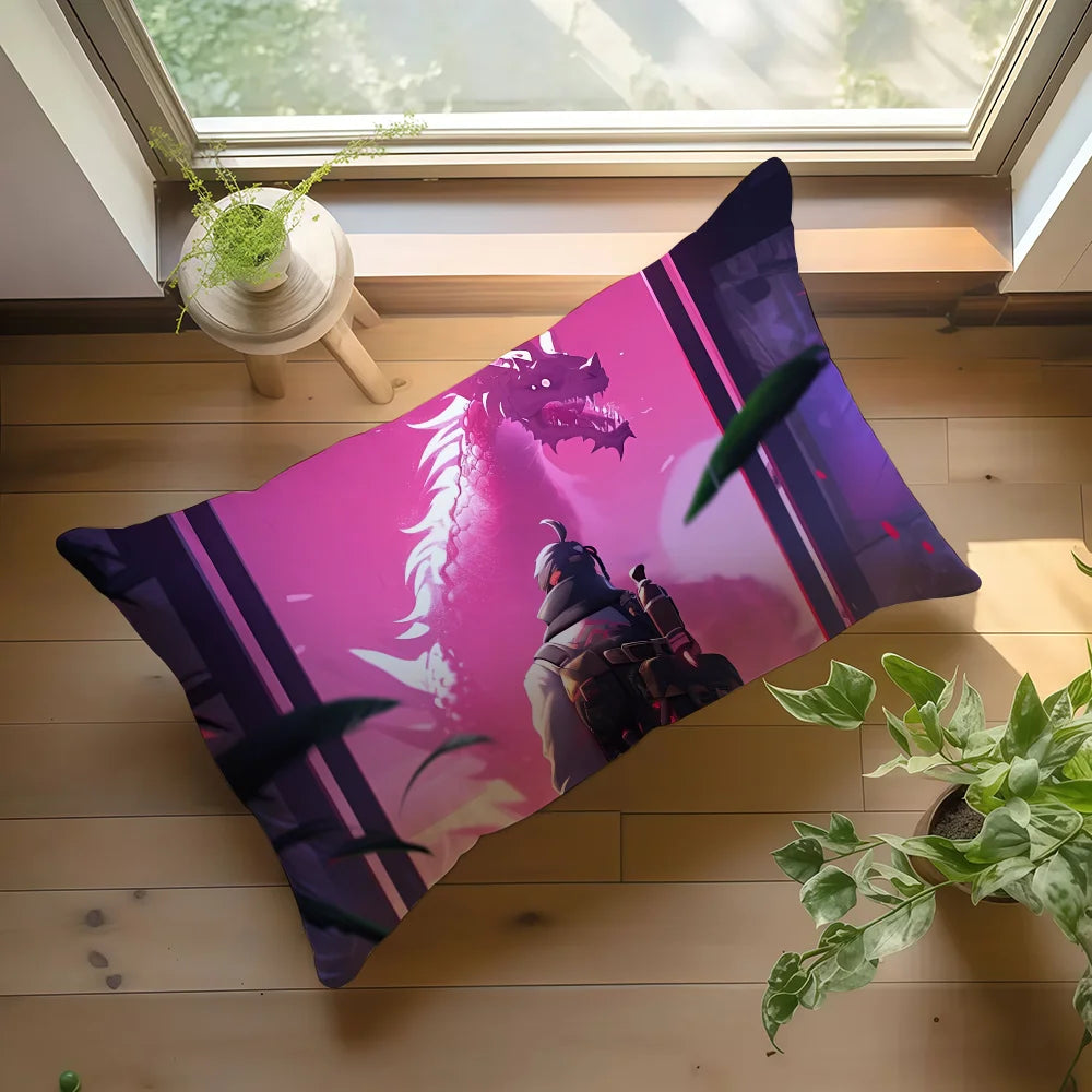 Battle Royale Game Fortnite Cushion Cover Hit Product Sofa Living Room Office Rectangle Pillow Home Coffee Shop Bedding
