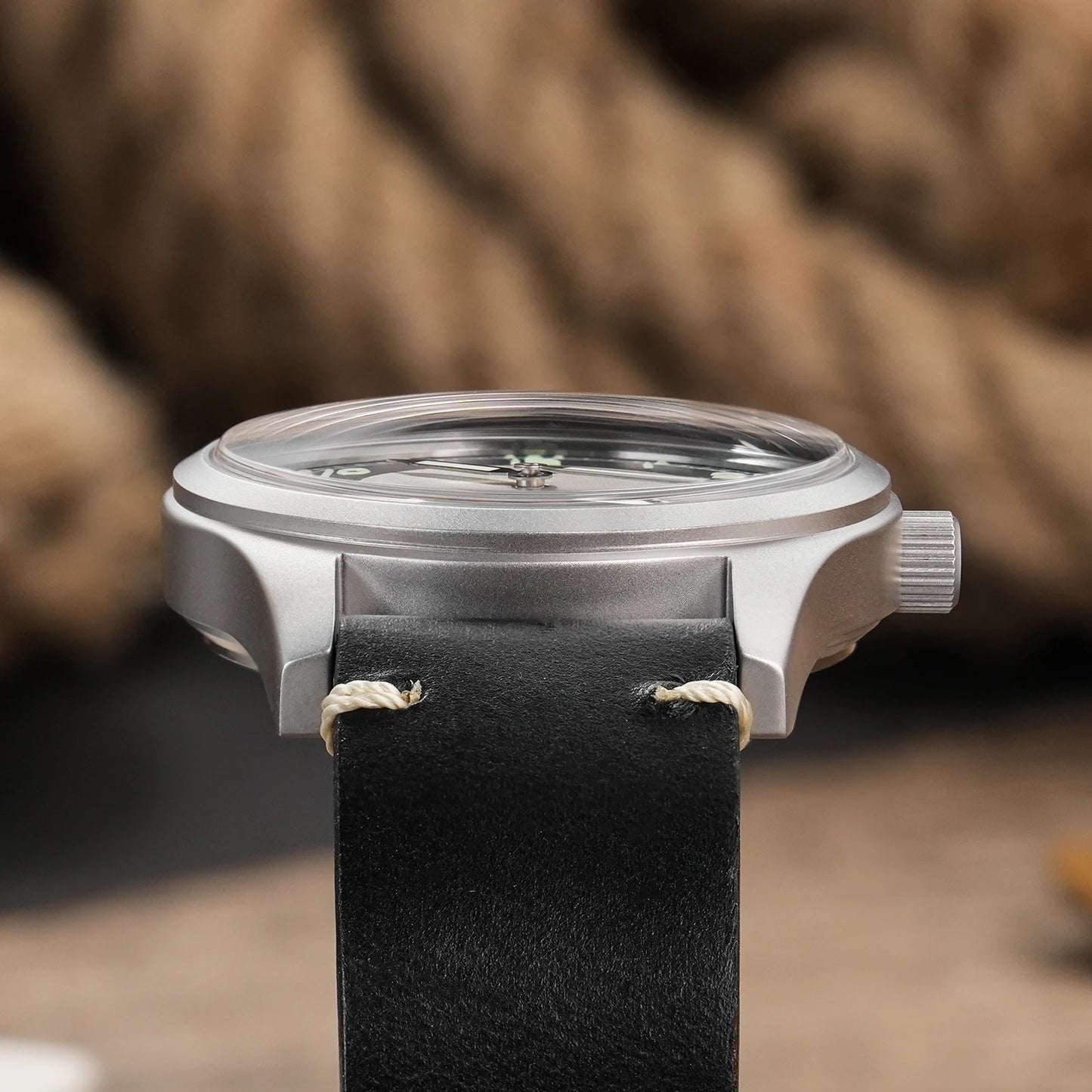 Militado V2 Version Military D12 Watch 36mm AR Sapphire Quartz Movement Watches Waterproof Sub-second Stainless Steel Wristwatch