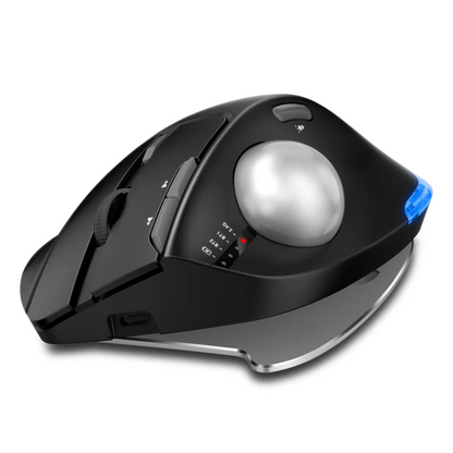 Lefon F33/F26C/F35B Trackball Mouse/ Bluetooth Ergonomic Mouse 2.4G Wireless Rechargeable Rollerball Mice for PC Office Drawing