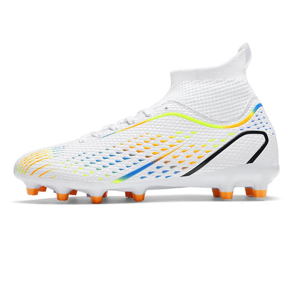 Mens Football Field Boots Ultralight Turf Indoor Society Training Soccer Shoes Cleats for Kids Sneakers TF/FG Football Shoes