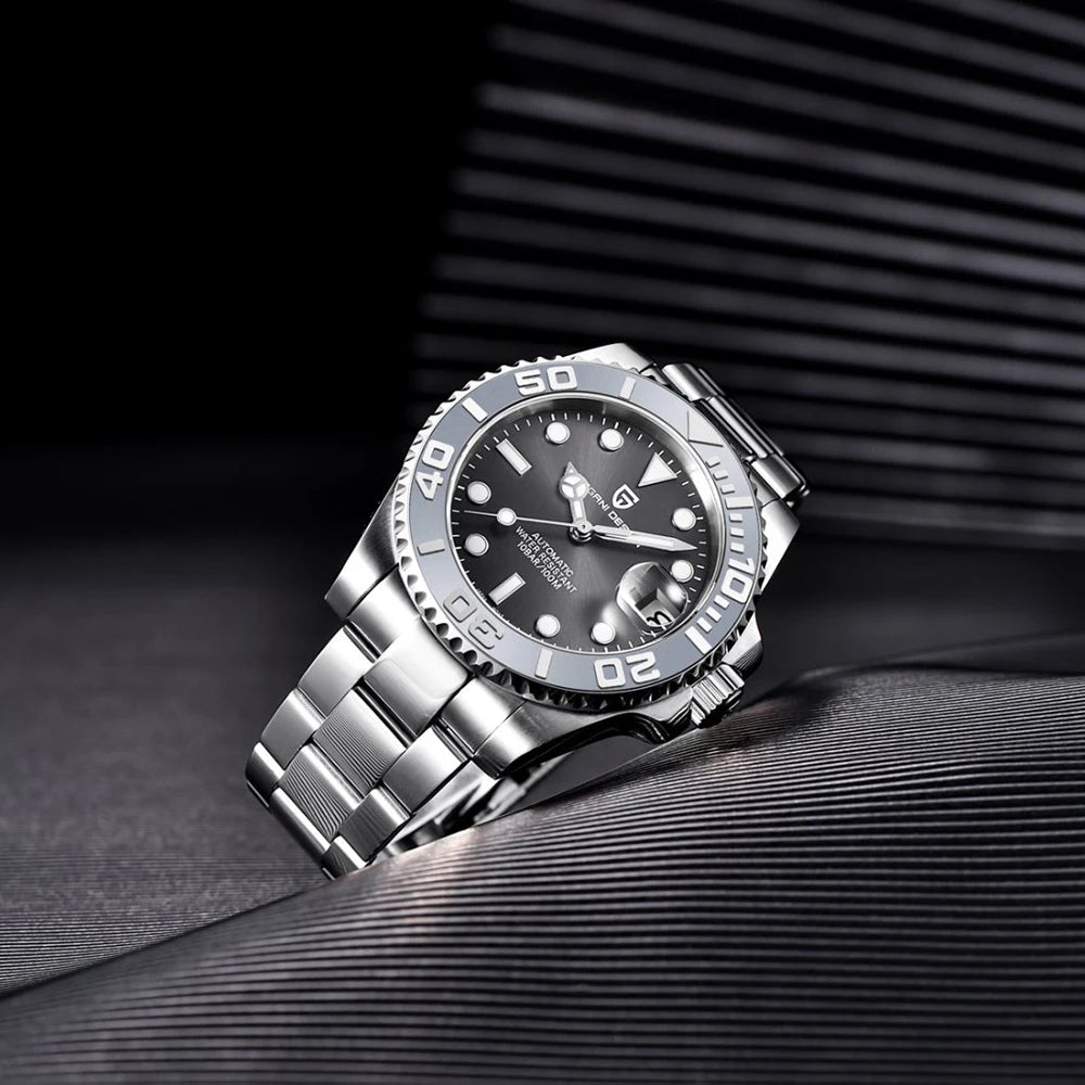 PAGANI DESIGN V2 Japan movement Luxury Men Mechanical Watch 40MM Ceramic bezel AR Coated Sapphire Glass Automatic Watch For Men
