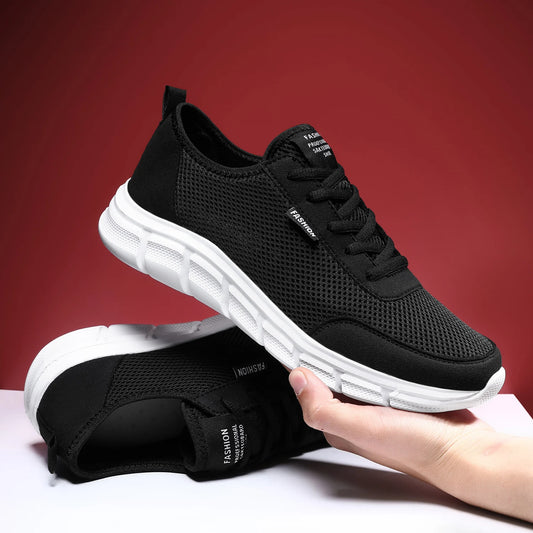 Pánské letní tenisky, ležérní běžecké boty, prodyšné boty na chůzi, síťované, lehké sportovní boty, pohodlné módní boty, Zapatillas