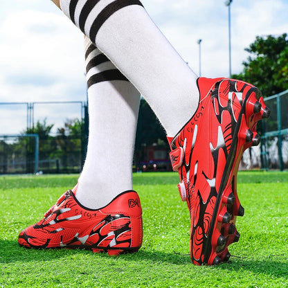 Chaussures de Football pour enfants, crampons de Football en plein air, chaussures de sport professionnelles pour garçons et filles, bottes de terrain de Football de haute qualité pour enfants
