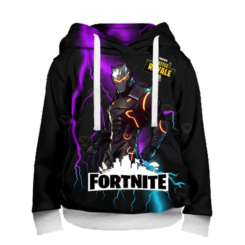 Fortnite Sweatshirt Kids Victory Royale 3D Printed Hoodies Men Women Children Game Hooded Streetwear Pullover for Birthday Gifts