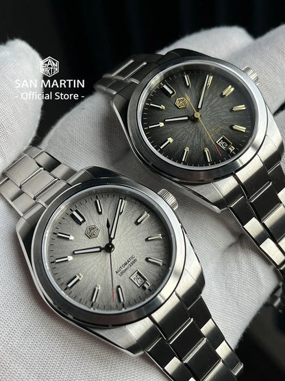 San Martin 36/39/42mm SN0144 JianZhan Dial Gada Watch Miyota 9015 Original Design Men Luxury Dress Automatic Mechanical Watches