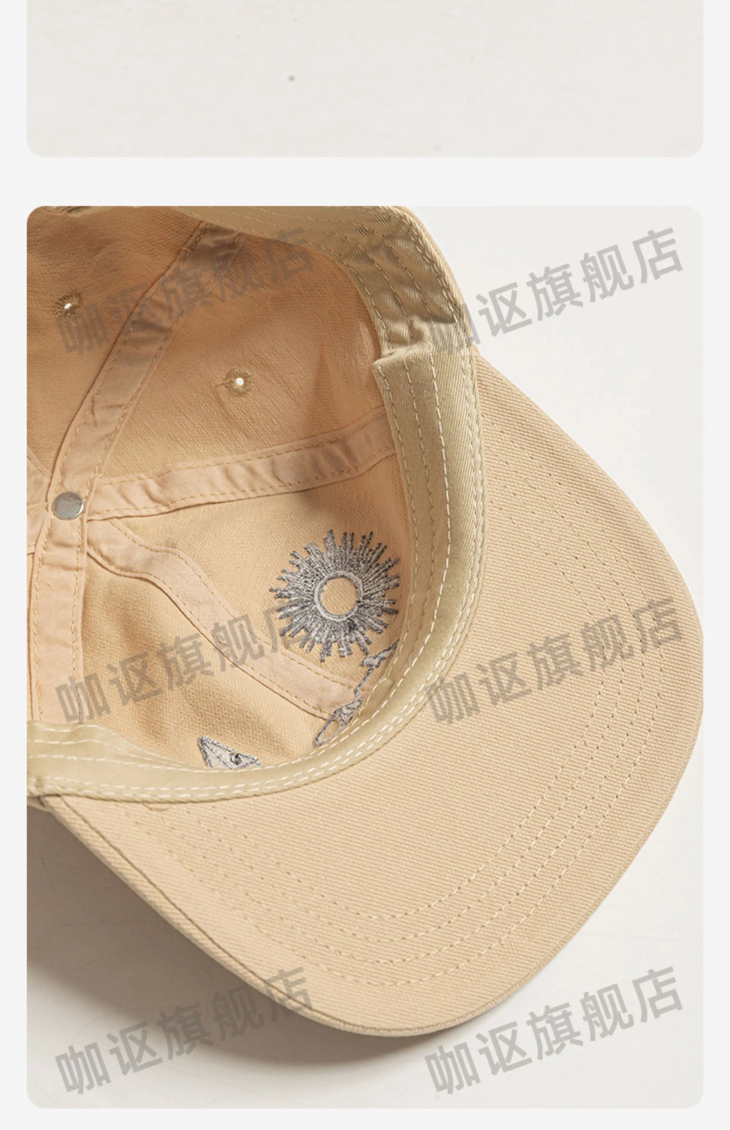 Heavy Embroidery Flat Brim Baseball Cap Niche Unisex Hip Hop Duckbill Cap Fashion Versatile