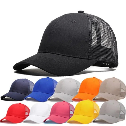 Baseball Cap Men Hat Women Summer Outdoor Camouflage Sun Hat Breathable Mesh Cap Solid Color Snapback Casquette Bone Male
