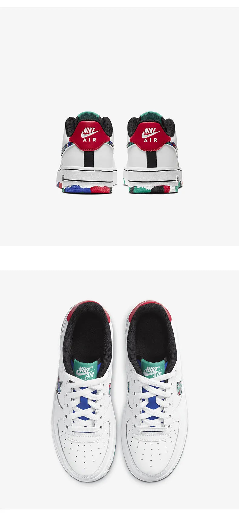 Nike originele AF1 Air Force One seizoensnieuwe lage casual boardschoenen voor dames CU4632-100