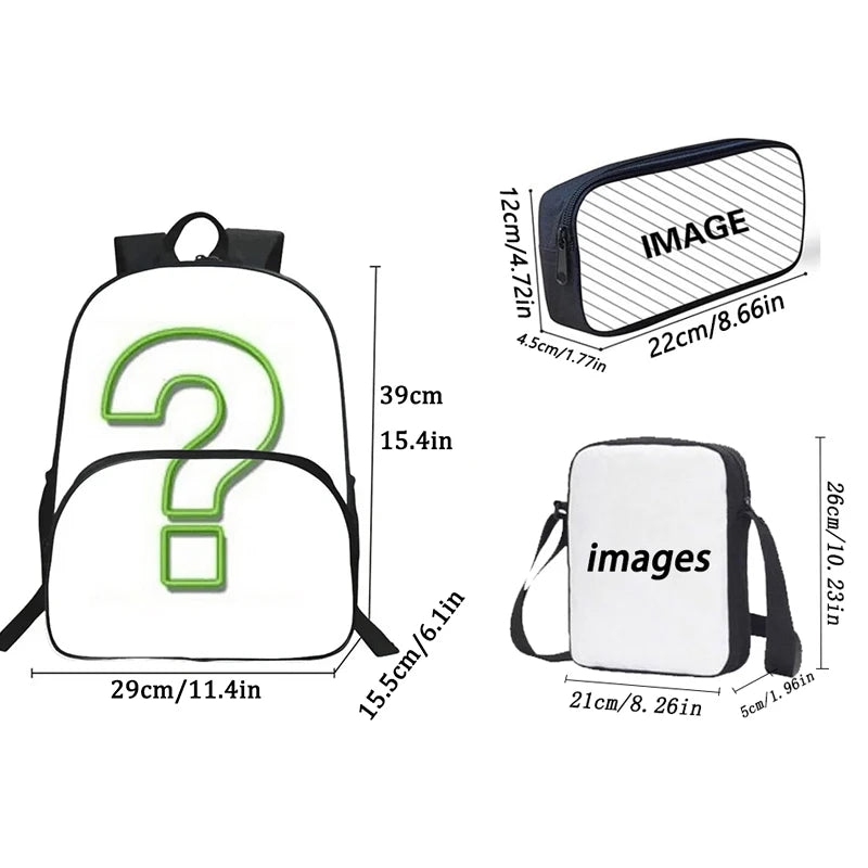 Hot Game Design Child Backpacks Shoulder Bag Pencil Case F-FortniteS Pupil Large Capacity School Bags for Boys Girls Best Gift