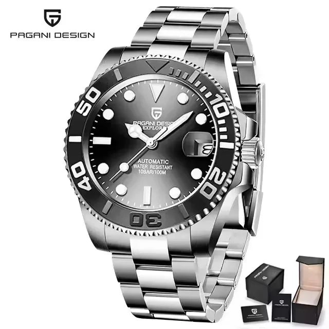 PAGANI DESIGN V2 Japan movement Luxury Men Mechanical Watch 40MM Ceramic bezel AR Coated Sapphire Glass Automatic Watch For Men