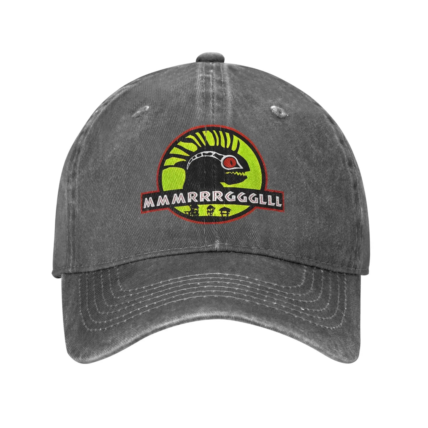 Murloc Park  World of Warcraft Baseball Cap Sun  Outdoor Gym Sunscreen Washed Trucker Hat Women Men Classic Design Baseball Caps