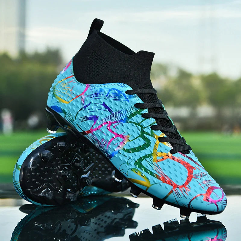Chaussures de football de compétition à crampons, confortables, respirantes, pour l'entraînement et les matchs, une paire, tailles 31-46