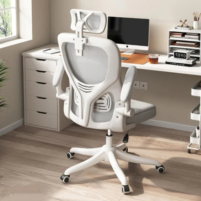 Nové otočné sieťované počítačové kreslo pre domácnosť, pohodlné ergonomické kreslo s nastaviteľnou výškou na dlhé sedenie, do internátu, kancelárie či pracovne, e-športové otočné kreslo