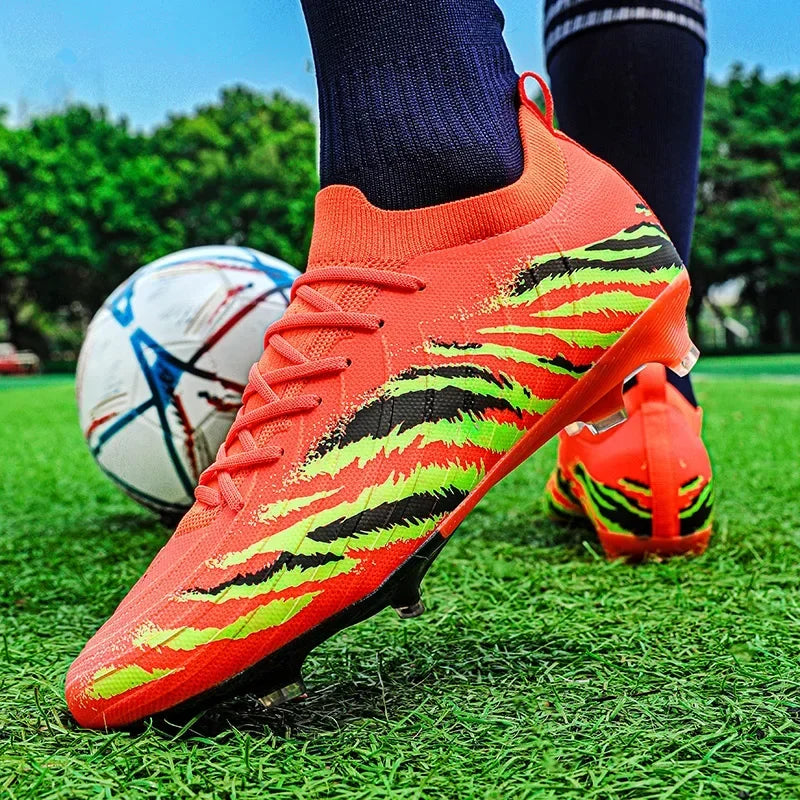 Nouveaux hommes bottes de Football Sport ultraléger antidérapant en plein air adulte crampons Match unisexe chaussures de Football confortable herbe de haute qualité
