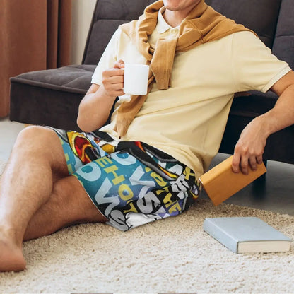 Custom Shadow The Hedgehog Sonic Poster Short Pajama Pants Men Sleepwear Sleep Lounge Bottom Shorts Sleeping Pants