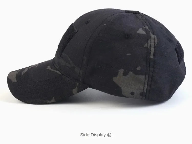 Camouflage Baseball Cap Outdoor Men's Tactical CP Adjustable Hat Sports Cycling Duck Tongue Cap