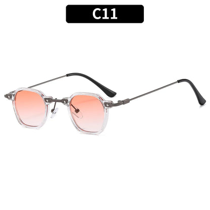2025 Small Square Sunglasses Riding Driving Sun Glasses Women Men Brand Designer Metal Frame Eyewear Shades Oculos De Sol UV400
