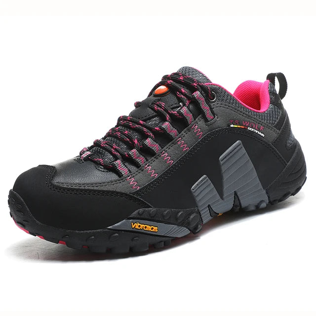Scarpe da trekking per appassionati di attività all’aria aperta - Scarpe da trekking impermeabili da uomo - Scarponi da montagna - Scarpe tattiche da caccia nel bosco in vera pelle