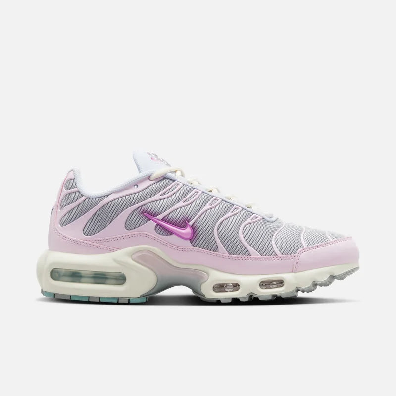 Nike Claw Print Limited Edition Full-Length Air Cushion Cushioning Training Women's Running Shoes New Air Max Plus High Grip Comfortable Fitness Sports Running Shoes Pink Series Fresh and Eye-Catching Fashionable Shopping Cas