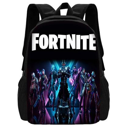 Mochila Escolar Infantil Hot Game com Lancheiras, Design-F-FortniteS, Estojos para Lápis, Mochilas Escolares para Rapazes e Raparigas, Melhor Presente