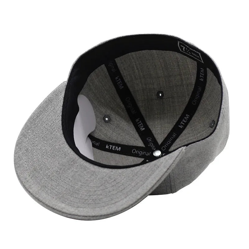 Embroidered Full Closed Fitted Cap Hat New York Size Trucker Bboy Men Bill Hip Hop Plain Baseball Snapback Flat Visor Brim Era