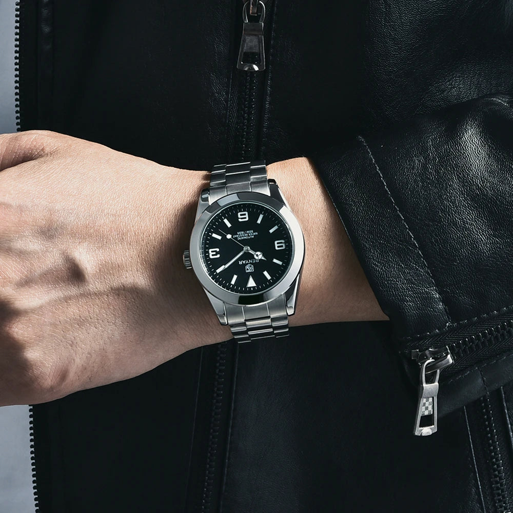 BENYAR 2025 Nuevo reloj mecánico automático para hombre, estilo business deportivo de lujo, relojes para hombre, resistente al agua 50M, Relogios Masculino