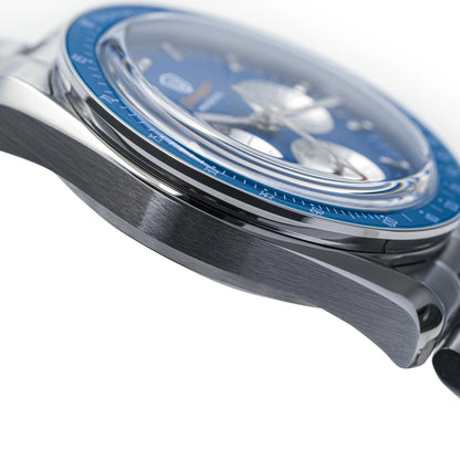 Watchdives WD1863 Watch VK63 Quartz Chronograph Movement Bubble Sapphire Crystal 100m Waterproof Luminous 39mm Vintage Watches