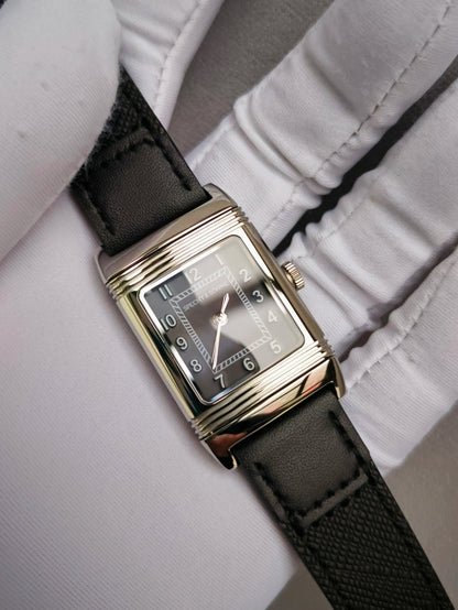 Specht&Söhne Reversible Square Watch Ronda Quartz Movt Stainless Steel Case Sapphire Crystal Flip Design Mens Fashion Wristwatch