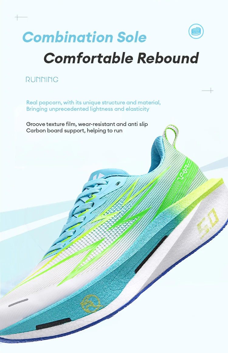 5.0 MIX Carbon Plate Laufschuhe für Damen und Herren – Marathonlauf, stabiler Rückprall, stoßdämpfend, Trainingssneaker