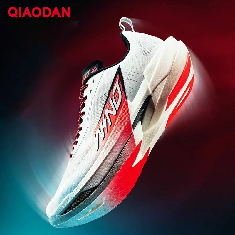 QIAODAN WIND 4PRO Pantofi de maraton cu talpă din carbon pentru bărbați, adidași profesioniști de curse, pantofi sport de alergare respirabili QDB023262291