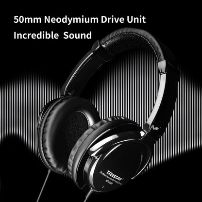 Takstar HD2000 Wired Over Ear Headphones Studio Monitor & Mixing DJ Stereo Headsets for Computer Recording Phone Piano Guitar PC