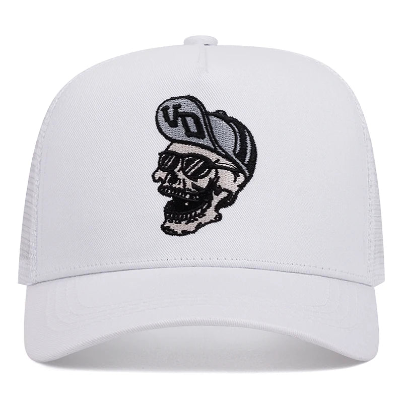 Hip hop VD portrait embroidered baseball cap men's and women's outdoor sports events American trucker hat trend fashion