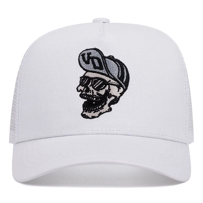Hip hop VD portrait embroidered baseball cap men's and women's outdoor sports events American trucker hat trend fashion
