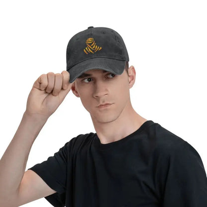 Vintage Racing Off Road D-Dakares Rally Baseball Caps Unisex Style Distressed Washed Sun Cap Travel Unstructured Soft Caps Hat