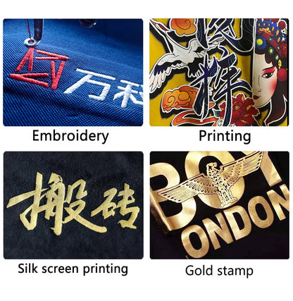 Customized logo printed men's baseball cap casual cap wheat ear men's solid color snap cap sports cap women's baseball cap