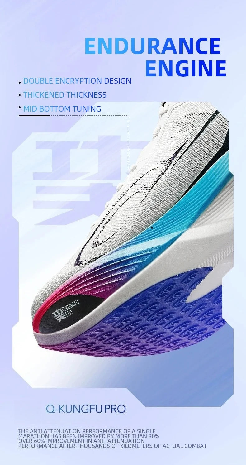 QIAODAN Feiying PB3 Enhanced Edition Professional Marathon Carbon Board futócipő férfi sportcipő QDB023251299T