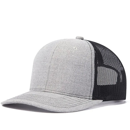 Unisex kepurė su šiek tiek išlenktu kraštu, „Trucker“ stiliaus, vyrams ir moterims, kasdienė, lauko, kvėpuojanti vasarinė kepurė