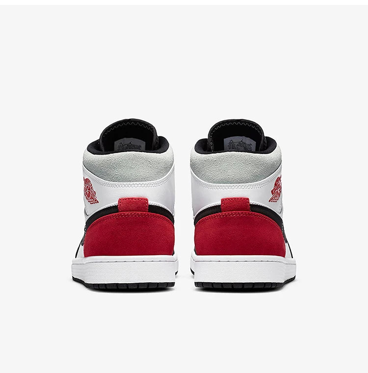 Oryginalne męskie buty sportowe do koszykówki Nike Air Jordan 1 AJ1 z podwyższoną cholewką i amortyzacją 852542-100