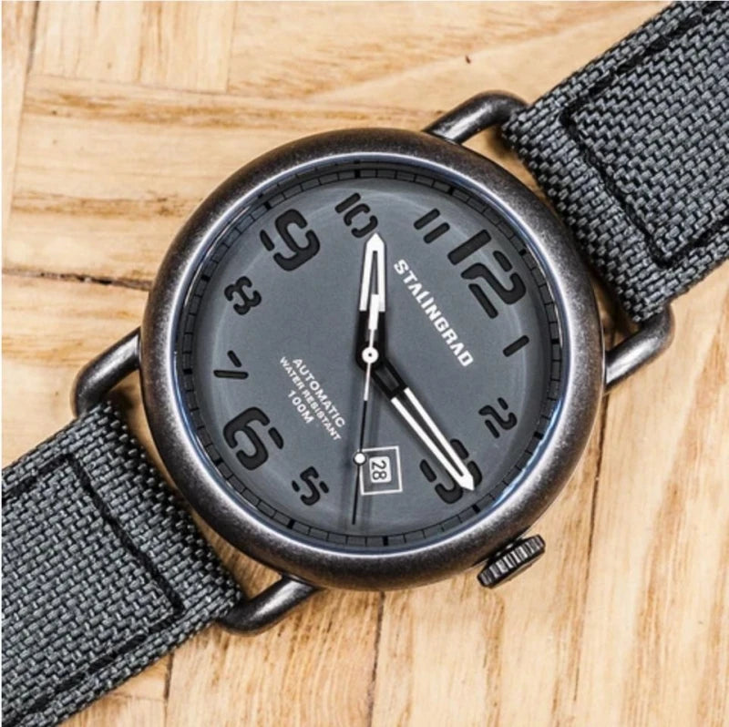 STALINGRAD original authentic men's watch, 8215 movement, 316L stainless steel, luminescent hands, waterproof to 100 meters