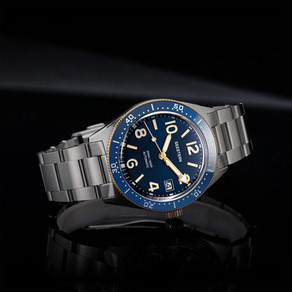 SEESTERN Diver Men Watch Automatic Mechanical Wristwatches NH35 Movement Ceramic Bezel 20Bar Waterproof Sapphire Luminou S434-2