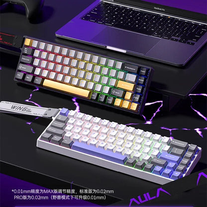 Teclado Aula Win60He com interruptores magnéticos, com fio, Win 60 HE mecânico para esports, gamer, teclados Win68 personalizados, presentes Win60 He
