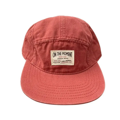 Retro Japanese Style Hip-hop Hats 5 Panel Thin Flat Brimmed Baseball Cap Quick-drying Breathable Sunscreen Hat Unisex