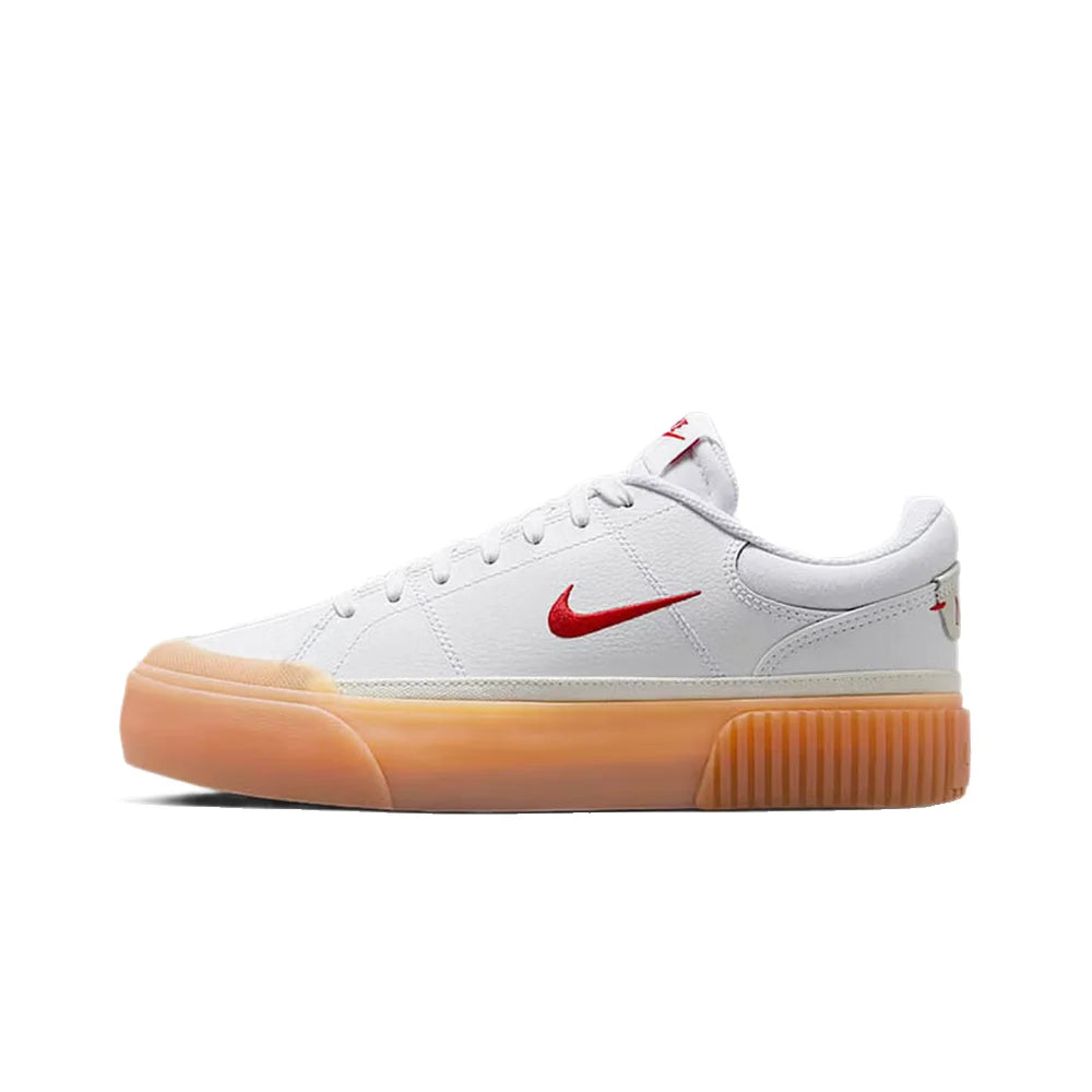 Nike Court Legacy Lift – Højdefremhævende såldesign, komfortabel skridsikker støddæmpning, slidstærke sportssko FZ2606-100