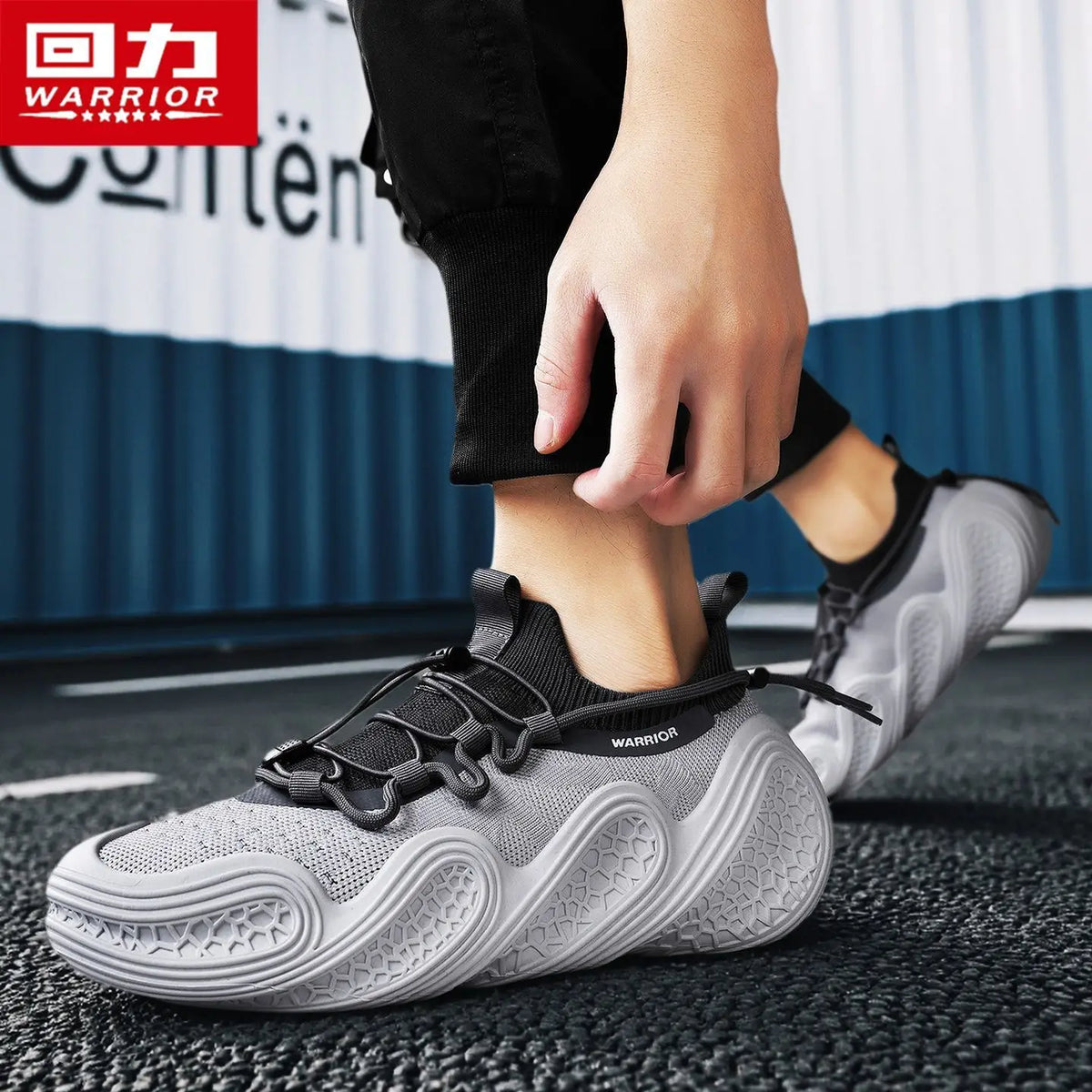 Warrior Original Brand Men's Sneaker Trend Mesh Breathable Soft Design Sports Shoes Summer Walking Jogging Men Casual Shoes