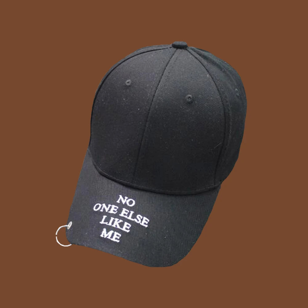 Kobiety Mężczyźni Hip Hop K-pop Czapka baseballowa typu snapback Jednolita kolorystyka z pierścieniem Sport Taniec Podróże Miłośnik Czapka dla taty Czapki Streetwear Regulowana