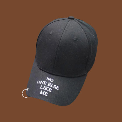 Kobiety Mężczyźni Hip Hop K-pop Czapka baseballowa typu snapback Jednolita kolorystyka z pierścieniem Sport Taniec Podróże Miłośnik Czapka dla taty Czapki Streetwear Regulowana
