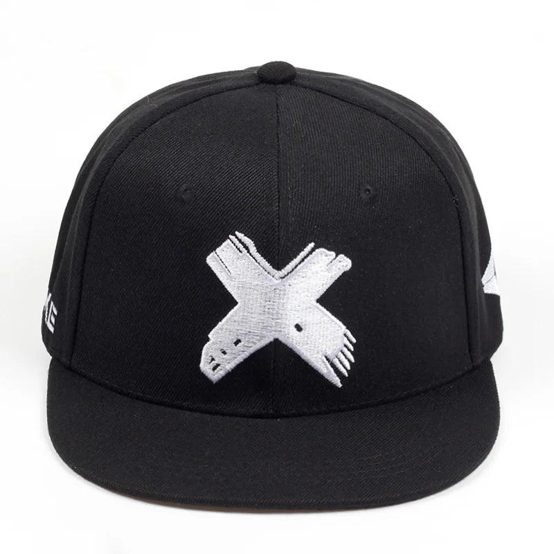 Unisex Simple Letter X Embroidery Hip-hop Hats Spring Autumn Outdoor Adjustable Casual Baseball Caps Sunscreen Hat